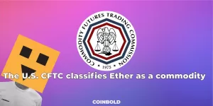 The U.S. CFTC classifies ether as a commodity.