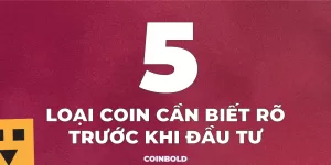 Crypto là gì ? 5 loại coin bạn cần biết rõ khi đầu tư