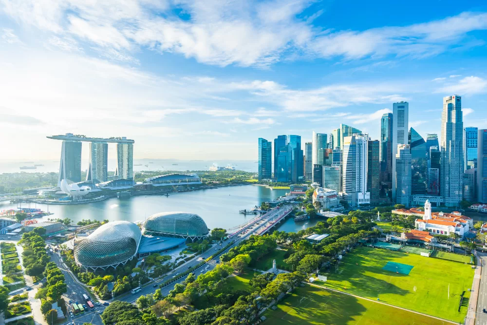 cảnh quan thành phố singapore đường chân trời thành phố jpg