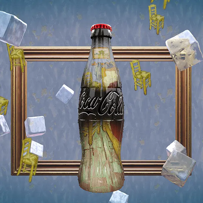 Bộ sưu tập Coca Cola Masterpiece NFT vangogh