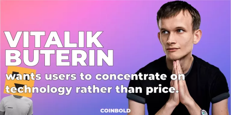 Vitalik Buterin wants users to concentrate on technology rather than price. jpg.webp